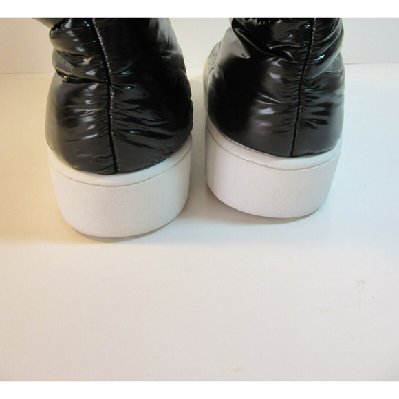 JEFFREY CAMPBELL Black Mid-Calf Snowed Synthetic Size 8.5 Snow Boots - Picture 4 of 6